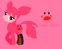 Size: 524x420 | Tagged: safe, artist:whitematilda16, derpibooru import, crab, pony, kani, ponified, sushi pack