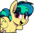 Size: 480x468 | Tagged: safe, artist:shinodage, oc, oc only, oc:apogee, pegasus, pony, female, filly, freckles, happy, looking at you, simple background, solo, tail bun, transparent background