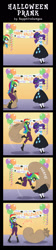 Size: 473x2100 | Tagged: safe, artist:sapphiregamgee, derpibooru import, rainbow dash, rarity, equestria girls, bagged, clothes, comic, commission, costume, halloween, halloween costume, holiday, nightmare night, nightmare night costume, prank, rainbow douche, shadowbolts, shadowbolts costume