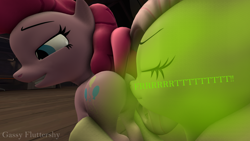 Size: 1920x1080 | Tagged: safe, artist:gassy fluttershy, artist:official_dj_scr4tchk4t, derpibooru import, fluttershy, pinkie pie, earth pony, pegasus, pony, 3d, fart, fart fetish, fart sniffing, fetish, olfactophilia, sfm pony, source filmmaker