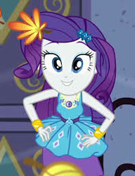 Size: 197x256 | Tagged: safe, derpibooru import, screencap, rarity, better together, equestria girls, street chic, autumn, bracelet, clothes, cute, female, geode of shielding, hands on hip, jewelry, leaf, leaves, looking at you, magical geodes, pencil skirt, raribetes, rarity peplum dress, skirt, smiling, smiling at you, wind, wind blowing