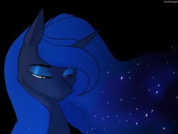 Size: 1600x1200 | Tagged: safe, artist:kirasunnight, derpibooru import, princess luna, alicorn, pony, digital art, female, mare, solo