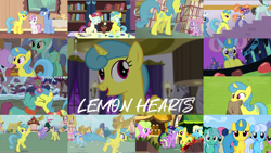 Size: 1974x1110 | Tagged: safe, derpibooru import, edit, edited screencap, editor:quoterific, screencap, blues, bon bon, daisy, diamond tiara, flower wishes, lemon hearts, linky, lyra heartstrings, moondancer, noteworthy, shoeshine, spike, sweetie belle, sweetie drops, twilight sparkle, twilight sparkle (alicorn), alicorn, dragon, earth pony, pegasus, pony, unicorn, a hearth's warming tail, amending fences, applebuck season, celestial advice, crusaders of the lost mark, for whom the sweetie belle toils, green isn't your color, luna eclipsed, princess spike (episode), slice of life (episode), the super speedy cider squeezy 6000, trade ya, yakity-sax, apple, bag, bipedal, clothes, crying, duo, eyes closed, female, filly, filly lemon hearts, filly moondancer, flower, flower pot, food, gasp, glowing horn, hat, horn, jewelry, magic, magic aura, male, mouth hold, open mouth, pear, potions, running, safety goggles, scarf, screaming, shocked, teeth, tiara, trio, walking, winged spike, winter hat, winter outfit, winter scarf, younger