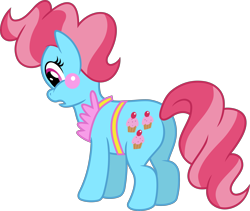 Size: 4739x4000 | Tagged: safe, artist:jeatz-axl, derpibooru import, cup cake, earth pony, pony, butt, female, mare, plot, simple background, solo, transparent background, vector