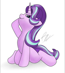 Size: 750x844 | Tagged: safe, artist:orcinuspony, derpibooru import, starlight glimmer, pony, unicorn, solo