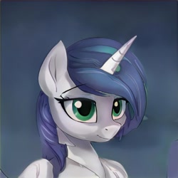 Size: 1024x1024 | Tagged: safe, artist:thisponydoesnotexist, derpibooru import, horn, neural network, not shining armor