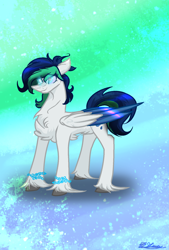 Size: 1220x1808 | Tagged: safe, artist:jane969, derpibooru import, oc, oc only, oc:rainy note, pegasus, chains, fluffy