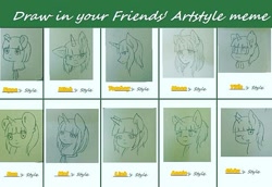 Size: 787x543 | Tagged: safe, artist:aleuoliver, derpibooru import, oc, oc only, pony, unicorn, bust, eyelashes, horn, one eye closed, smiling, style emulation, traditional art, unicorn oc, wink