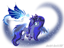 Size: 1917x1434 | Tagged: safe, artist:starflightsparkleyt, derpibooru import, oc, alicorn, dragon, female, magic, mare, simple background, solo, transparent background