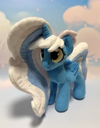 Size: 2372x3023 | Tagged: safe, artist:ketika, derpibooru import, oc, oc:fleurbelle, alicorn, alicorn oc, female, horn, mare, plushie, wings