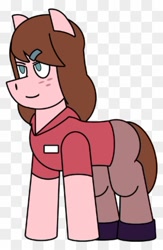 Size: 300x459 | Tagged: safe, artist:combatkaiser, derpibooru import, earth pony, pony, alpha channel, fake transparency, jane (steven universe), ponified, solo, steven universe