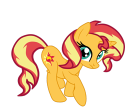 Size: 1446x1295 | Tagged: safe, artist:gmaplay, derpibooru import, sunset shimmer, pony, unicorn, equestria girls, confused, cute, female, looking at you, ponified, shimmerbetes, simple background, solo, transparent background, vector