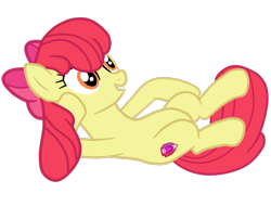 Size: 955x770 | Tagged: safe, artist:gmaplay, derpibooru import, apple bloom, earth pony, pony, growing up is hard to do, belly, bow, female, older, older apple bloom, simple background, solo, teeth, transparent background, vector