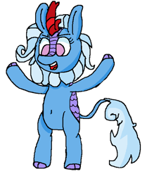 Size: 518x620 | Tagged: safe, artist:xppp1n, trixie, kirin, kirin-ified, simple background, solo, transparent background
