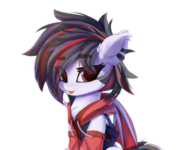 Size: 2137x1812 | Tagged: safe, artist:jfrxd, derpibooru import, oc, oc:jfrxd, bat pony, pony, black hair, chest fluff, clothes, cute, ear piercing, hoodie, male, photo, piercing, red eyes, solo, stallion, tongue, tongue out