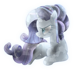 Size: 6000x5622 | Tagged: safe, artist:lincolnbrewsterfan, derpibooru exclusive, derpibooru import, rarity, crystal pony, pony, unicorn, my little pony: the movie, absurd resolution, alternate hairstyle, crystal rarity, crystalline, crystallized, crystallized pony, determined, determined smile, ear piercing, earring, female, hairband, inkscape, jewelry, lying, lying down, mare, movie accurate, no base, piercing, prone, simple background, smiling, sparkles, transparent background, vector