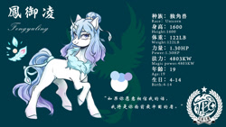 Size: 1600x900 | Tagged: safe, artist:qamar, derpibooru import, oc, oc:fengyuling, pony, unicorn, mascot, tianfu bronycon