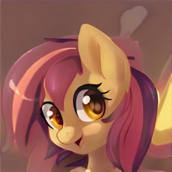 Size: 1024x1024 | Tagged: safe, artist:thisponydoesnotexist, derpibooru import, pony, neural network, open mouth
