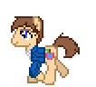 Size: 106x96 | Tagged: safe, artist:amgiwolf, derpibooru import, oc, oc only, oc:applewolf, earth pony, pony, animated, base used, clothes, colored hooves, earth pony oc, gif, male, pixel art, simple background, smiling, solo, stallion, transparent background, walking