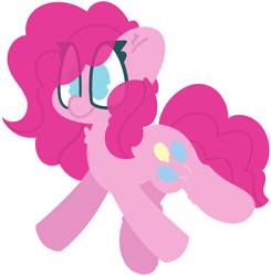 Size: 1989x2030 | Tagged: safe, artist:moonydusk, derpibooru import, pinkie pie, earth pony, pony, female, mare, simple background, solo, transparent background