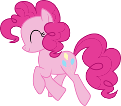 Size: 1152x1006 | Tagged: safe, artist:dash-o-salt, derpibooru import, pinkie pie, happy, prancing, simple background, smiling, solo, transparent background