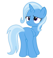 Size: 2665x2965 | Tagged: safe, artist:gmaplay, derpibooru import, trixie, pony, unicorn, ass, butt, looking back, rear, simple background, solo, the great and powerful ass, transparent background, vector