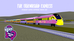 Size: 1199x674 | Tagged: safe, artist:electrahybrida, derpibooru exclusive, derpibooru import, better together, equestria girls, bullet train, concept, concept art, equestria girls interpretation, equestria girls-ified, friendship express, high speed train, hitachi super express series 220, meta, scene interpretation, train