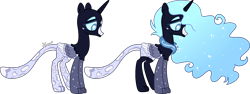 Size: 2746x1028 | Tagged: safe, artist:kurosawakuro, derpibooru import, oc, draconequus, hybrid, female, interspecies offspring, offspring, parent:discord, parent:princess luna, parents:lunacord, simple background, solo, transparent background