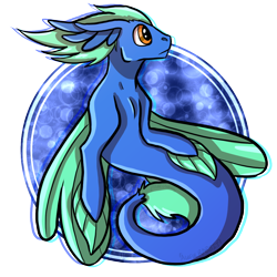 Size: 1000x1000 | Tagged: safe, artist:genericusername3454, derpibooru import, oc, oc only, seapony (g4), bubble, fin wings, fins, fish tail, flowing mane, flowing tail, male, orange eyes, simple background, solo, tail, transparent background, underwater, water, wings