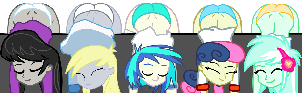 2800084 Suggestive Artistgmaplay Derpibooru Import Bon Bon Derpy Hooves Dj Pon 3 Lyra 