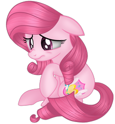 Size: 1470x1591 | Tagged: safe, artist:guruyunus17, derpibooru import, oc, oc only, oc:annisa trihapsari, earth pony, pony, base used, ears, earth pony oc, female, floppy ears, mare, not rarity, pink body, pink hair, simple background, solo, transparent background, vector