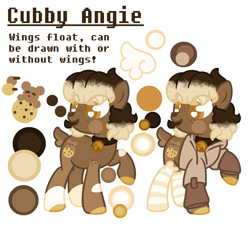 Size: 1180x1100 | Tagged: safe, artist:cuddlygrizzly, derpibooru import, oc, oc:cubby angie, bear, earth pony, pony, cute, ponysona, reference sheet