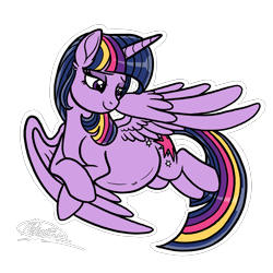 Size: 2048x2048 | Tagged: safe, artist:melspyrose, derpibooru import, princess twilight 2.0, twilight sparkle, twilight sparkle (alicorn), alicorn, pony, friendship is magic, alicorn princess, caption, cutie mark, female, horn, linea nigra, mare, monochrome, older, older twilight, preglight sparkle, pregnant, pregnant belly, princess, princess of friendship, rainbow power, signature, simple background, solo, transparent background, white outline, wings