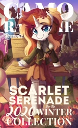 Size: 2366x3867 | Tagged: safe, artist:saxopi, derpibooru import, oc, oc only, oc:scarlet serenade, semi-anthro, unicorn, solo