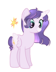 Size: 2752x3568 | Tagged: safe, artist:nakotl, derpibooru import, oc, alicorn, pony, female, magical lesbian spawn, mare, offspring, parent:princess celestia, parent:twilight sparkle, parents:twilestia, simple background, solo, transparent background