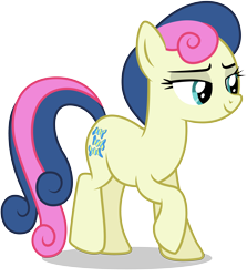 Size: 3612x4056 | Tagged: safe, artist:illumnious, derpibooru import, bon bon, sweetie drops, earth pony, pony, female, lidded eyes, mare, raised hoof, raised leg, simple background, solo, transparent background, vector