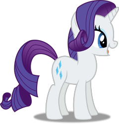 Size: 4798x5000 | Tagged: safe, artist:dashiesparkle, derpibooru import, rarity, pony, unicorn, lesson zero, .svg available, female, mare, open mouth, simple background, solo, transparent background, vector