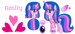 Size: 1280x591 | Tagged: safe, artist:徐詩珮, derpibooru import, oc, oc only, oc:hsu amity, alicorn, pony, alicorn oc, clothes, female, glowing horn, horn, magic, mare, pink coat, reference, reference sheet, simple background, solo, transparent background, wings