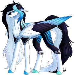 Size: 3412x3409 | Tagged: safe, artist:amcirken, derpibooru import, oc, oc:koda, pegasus, pony, chest fluff, colored wings, male, multicolored wings, simple background, solo, stallion, transparent background, wings