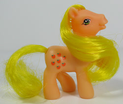 Size: 593x500 | Tagged: safe, derpibooru import, photographer:breyer600, applejack (g1), g1, toy