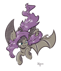 Size: 2368x2764 | Tagged: safe, artist:dilarus, ponerpics import, fluttershy, bat pony, deleted from derpibooru, flutterbat, simple background, solo, transparent background