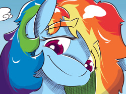 Size: 1024x762 | Tagged: safe, artist:dilarus, ponerpics import, rainbow dash, deleted from derpibooru, solo