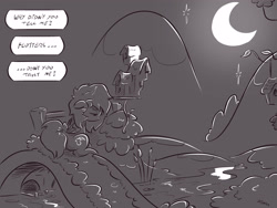 Size: 4000x3000 | Tagged: safe, artist:dilarus, ponerpics import, rainbow dash, comic:the best of intentions, comic, deleted from derpibooru, fluttershy's cottage, grayscale, monochrome, solo