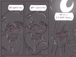 Size: 4000x3000 | Tagged: safe, artist:dilarus, ponerpics import, fluttershy, rainbow dash, comic:the best of intentions, comic, deleted from derpibooru, grayscale, monochrome