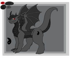 Size: 2200x1776 | Tagged: safe, derpibooru import, changeling, dragon, hybrid, dragoling, kagetera, my little pony