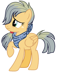 Size: 768x972 | Tagged: safe, artist:venomous-cookietwt, derpibooru import, oc, oc only, pegasus, pony, female, mare, offspring, parent:applejack, parent:flash sentry, parents:flashjack, simple background, solo, transparent background