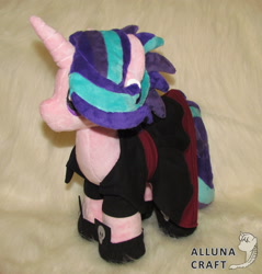 Size: 2748x2869 | Tagged: safe, artist:allunacraft, derpibooru import, starlight glimmer, pony, clothes, dress, edgelight glimmer, irl, photo, plushie, solo