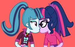 Size: 744x465 | Tagged: safe, artist:3d4d, derpibooru import, sci-twi, sonata dusk, twilight sparkle, equestria girls, female, kissing, lesbian, sci-twinata, shipping, twinata