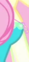 Size: 1920x4011 | Tagged: safe, derpibooru import, screencap, fluttershy, better together, equestria girls, so much more to me, boobshot, breasts, cropped, geode of fauna, magical geodes