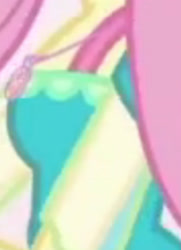 Size: 1920x2654 | Tagged: safe, derpibooru import, screencap, fluttershy, better together, equestria girls, so much more to me, boobshot, breasts, cropped, geode of fauna, magical geodes
